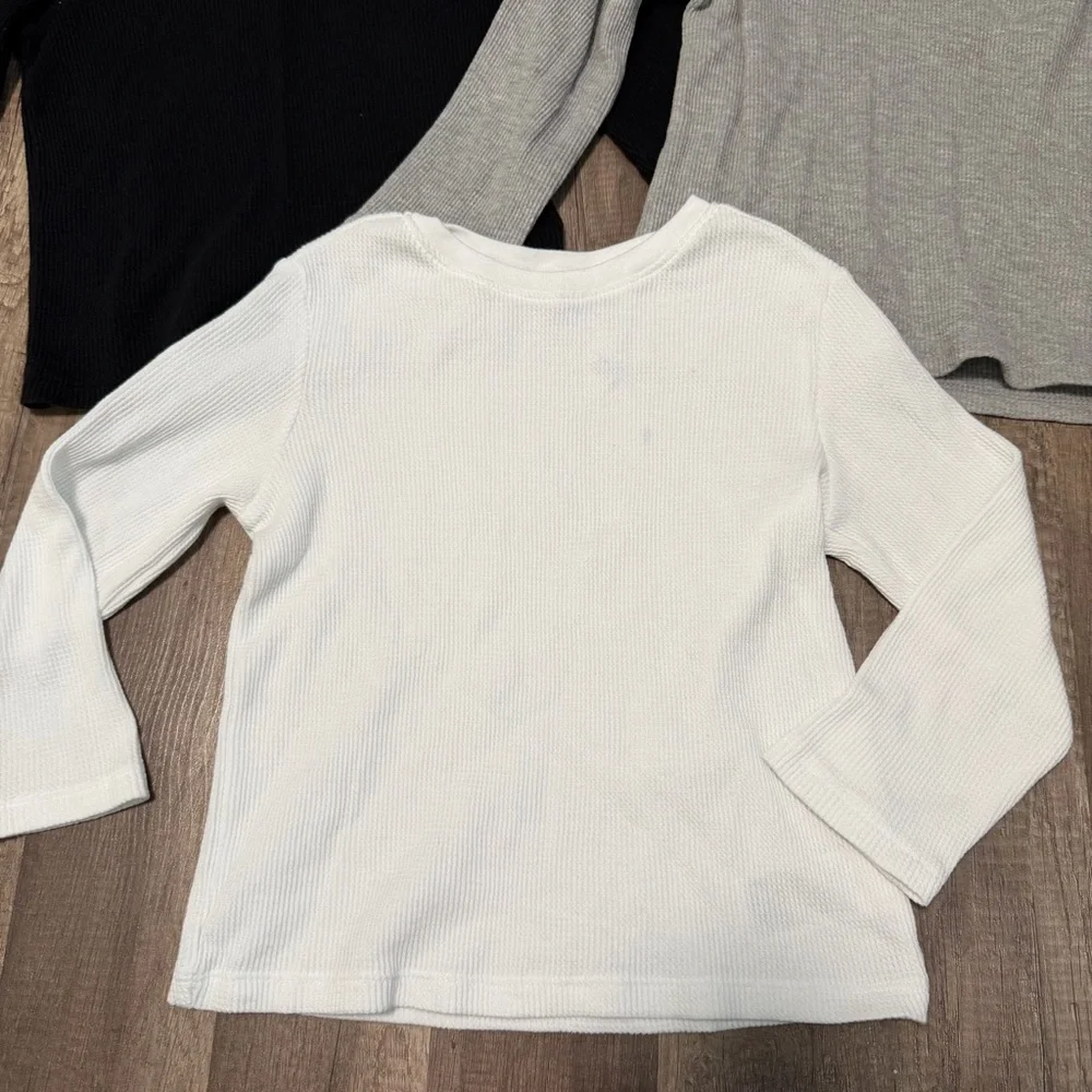 Old Navy Thermal Waffle Long Sleeve Shirt Set,‎ Size 5T